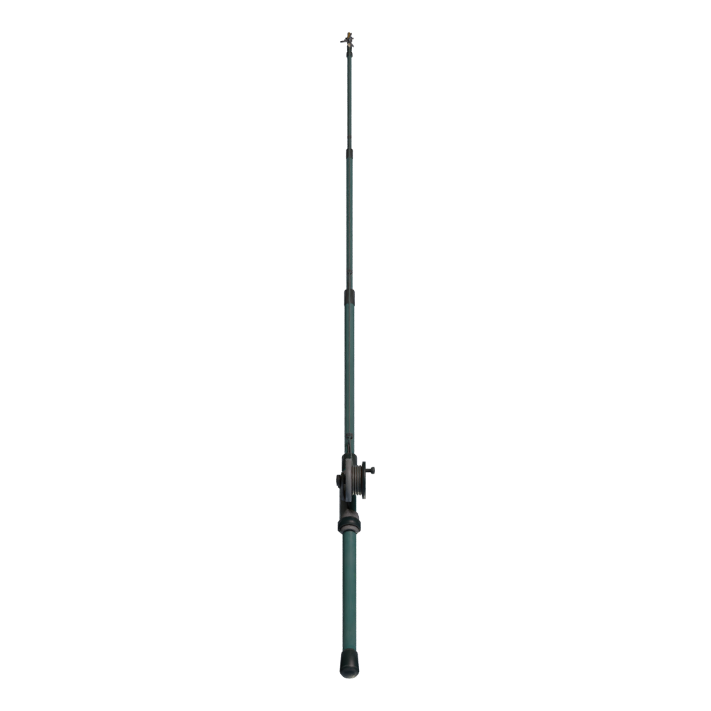 Bottom view of the Fishing Rod 3D model