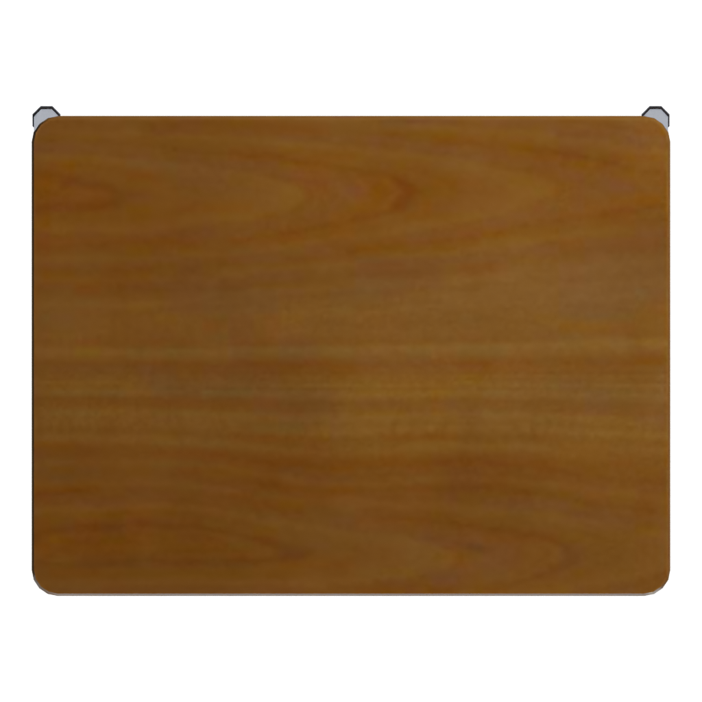 Top view of the School Desk 3D model