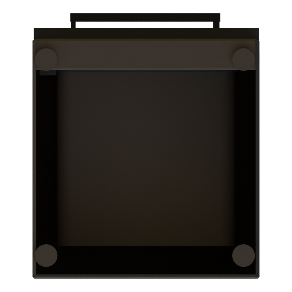 Bottom view of the Gas Stove 3D model