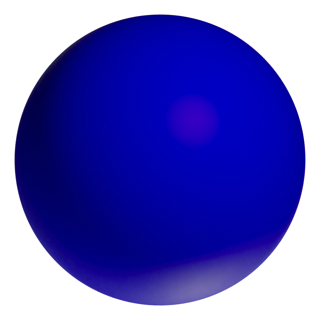 Bottom view of the Bowling Ball 3D model