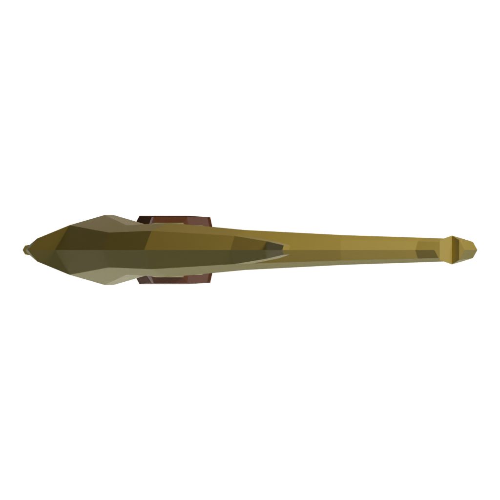 Top view of the Masteruslan 3D model