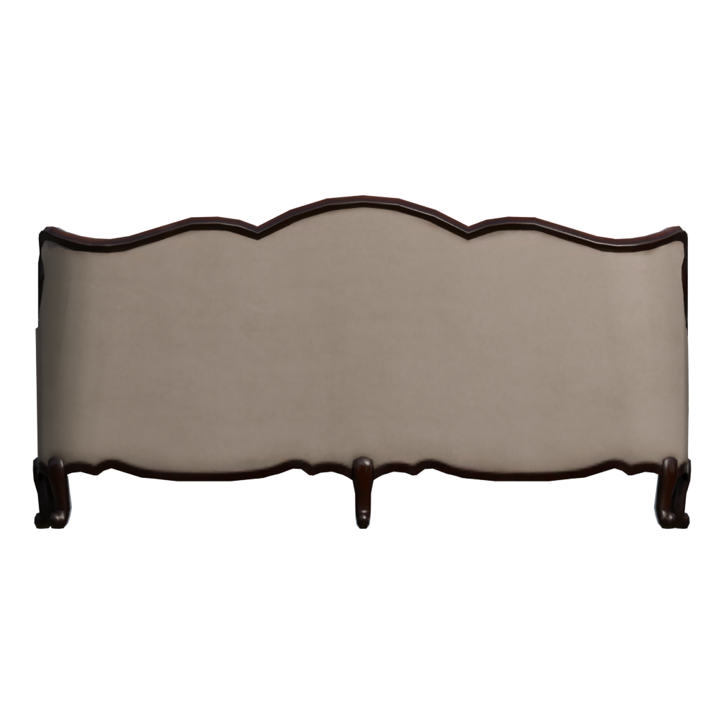 Back view of the Sofa 3D model