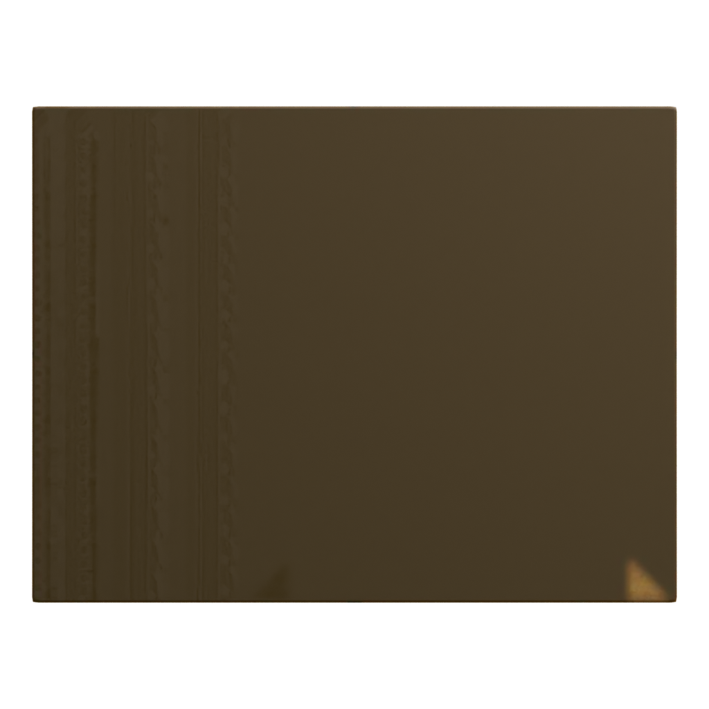 Back view of the Fancy Picture Frame 3D model