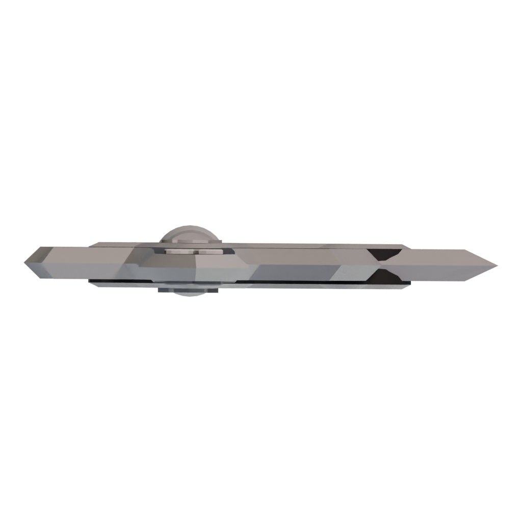 Bottom view of the Elucidator 3D model