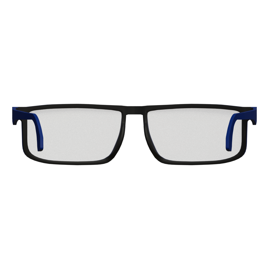 Back view of the Jozaee Sunglasses 3D model