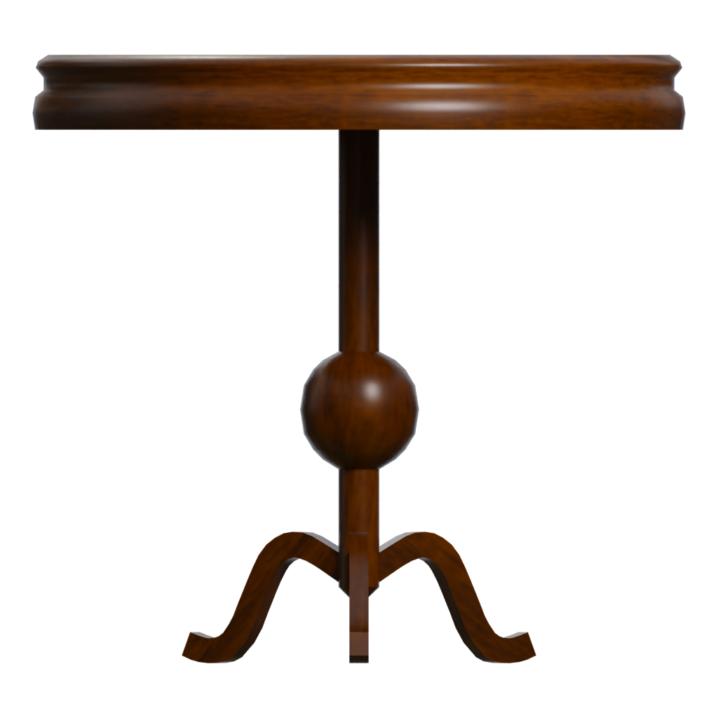 Right view of the Table 3D model