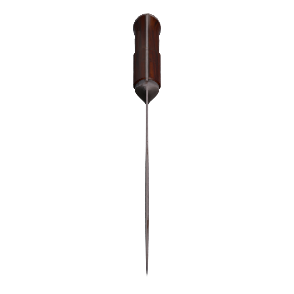 Left view of the Kukri 3D model