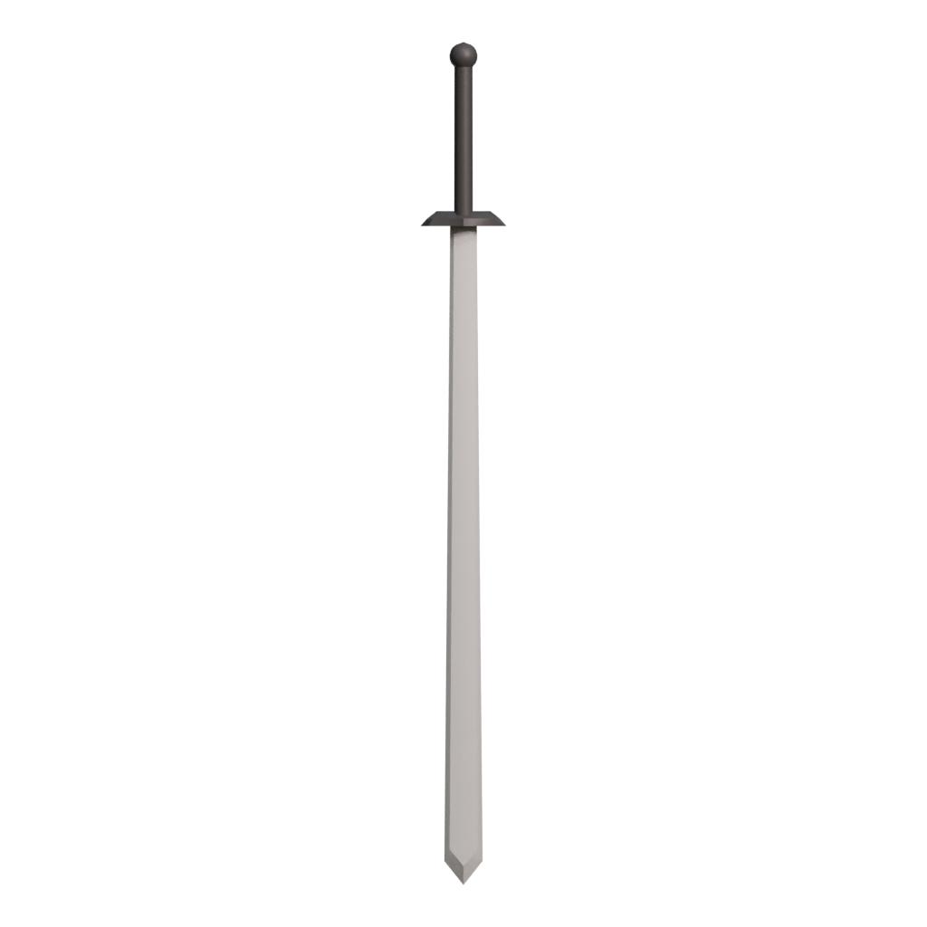 Back view of the Soul Eater Krona Sword 3D model