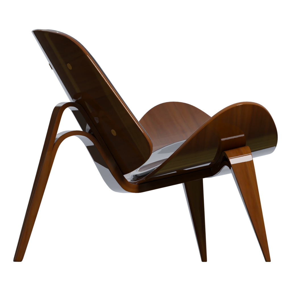 Right view of the Modern Chair 3D model