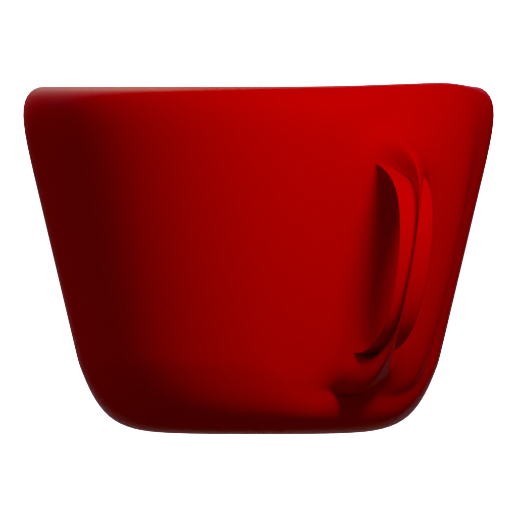 Left view of the Mug Cool 3D model
