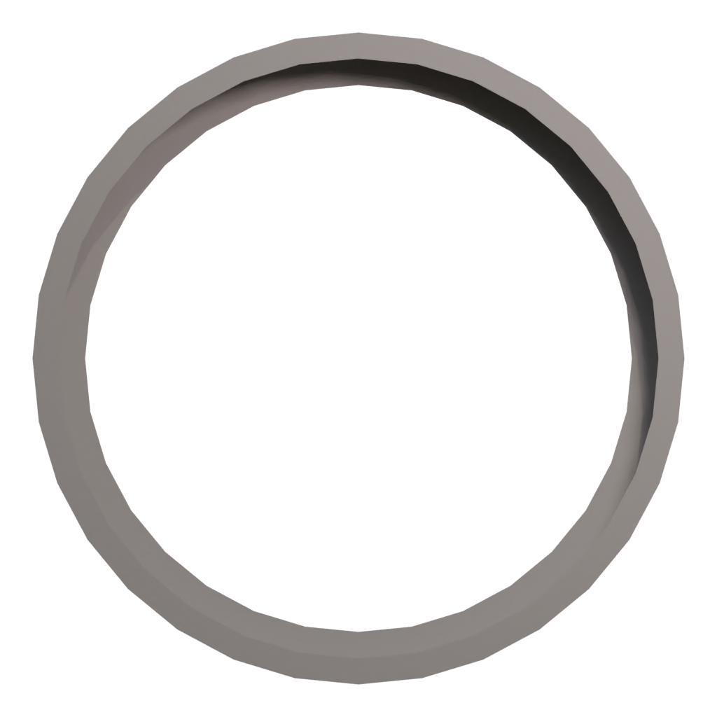 Back view of the Ring 2 3D model