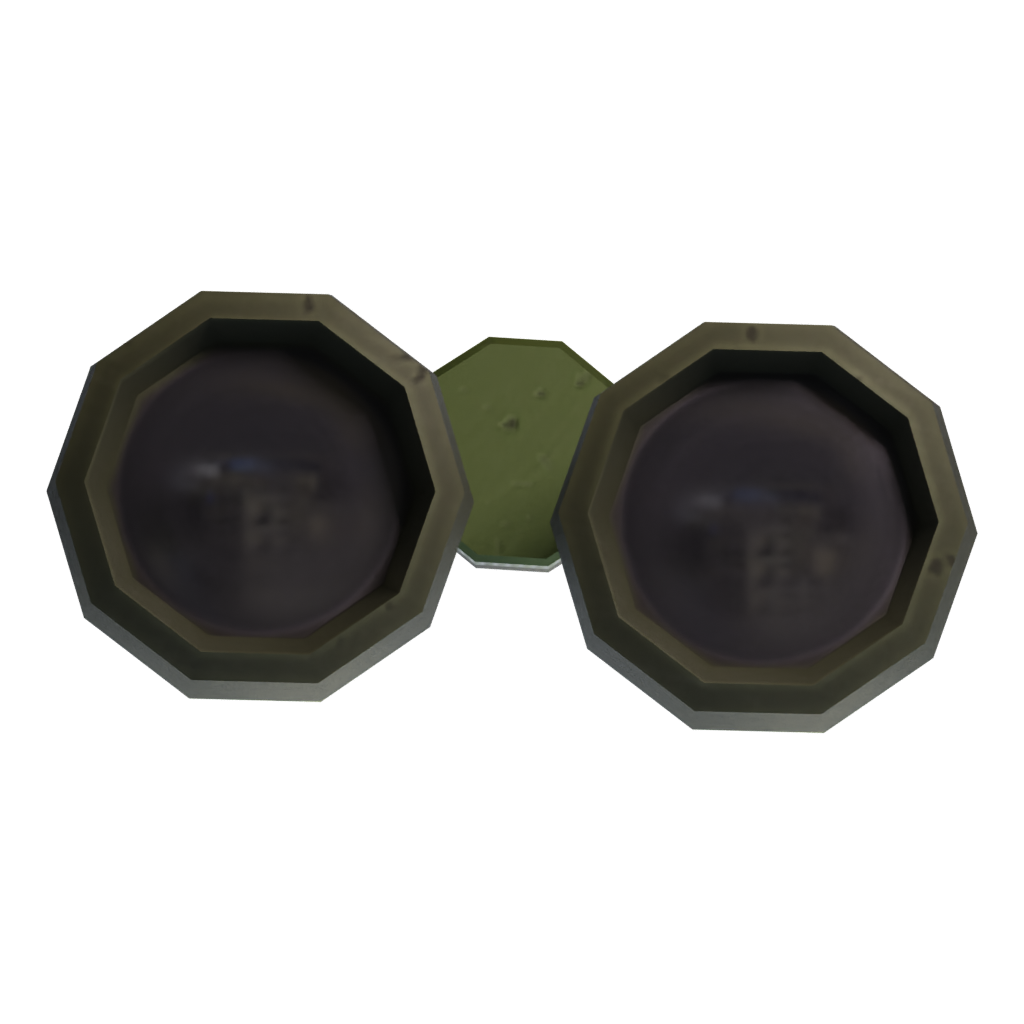 Bottom view of the Telescop 3D model