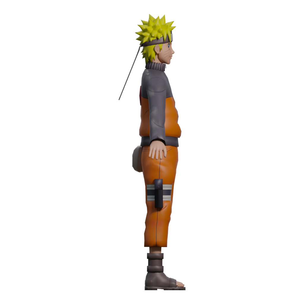Right view of the Naruto Shippuden Rasengan Shuriken 3D Model Animated Boy Kid Boruto Anime Manga Japan TV 3D model