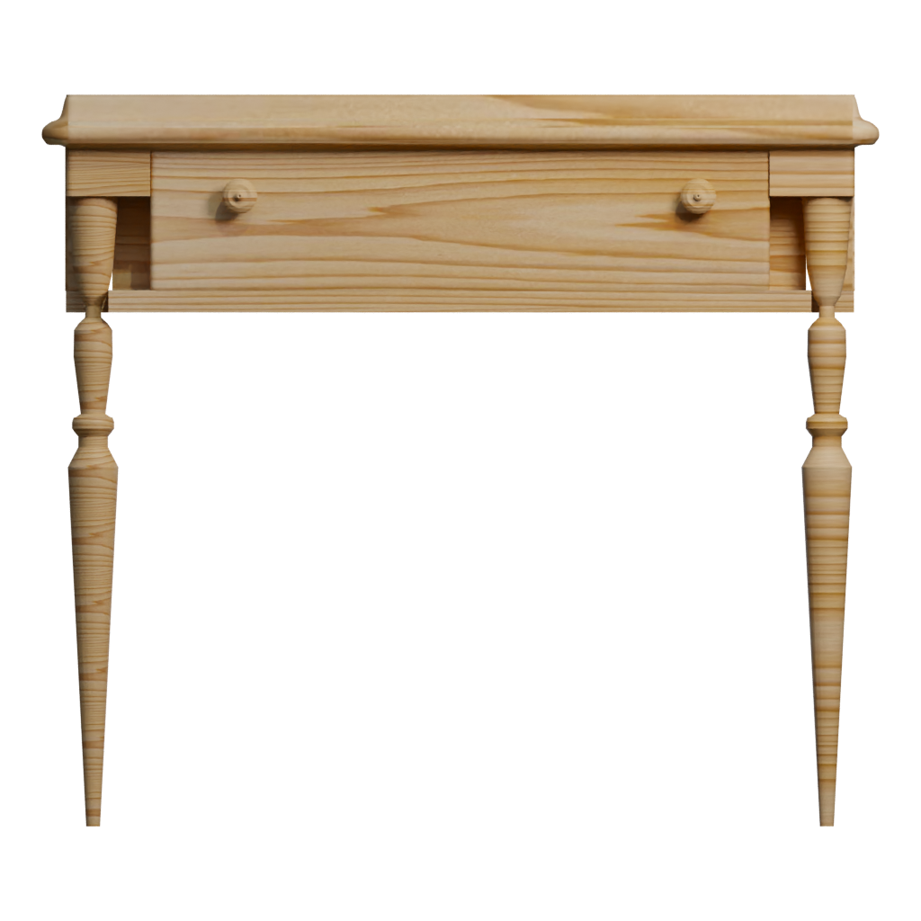 Front view of the Coffee Table 3D model