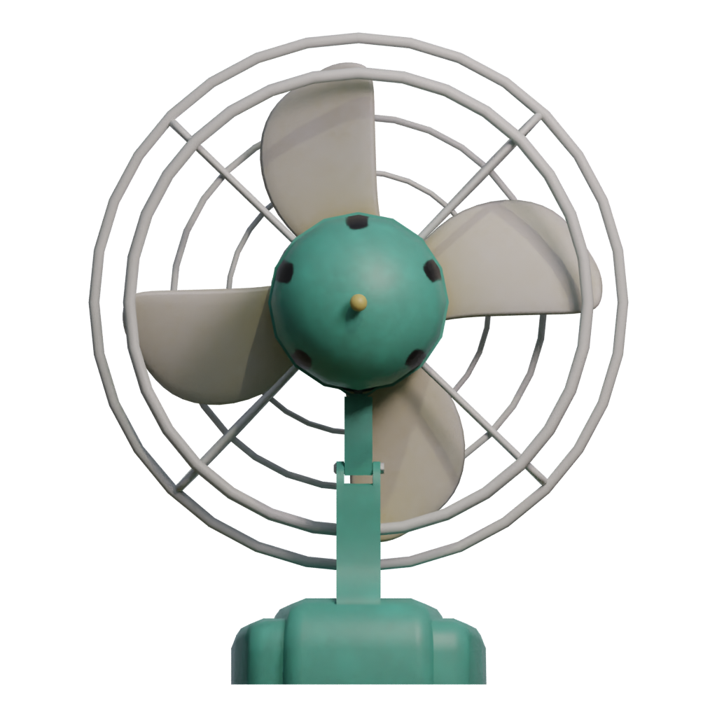 Back view of the Fan 3D model