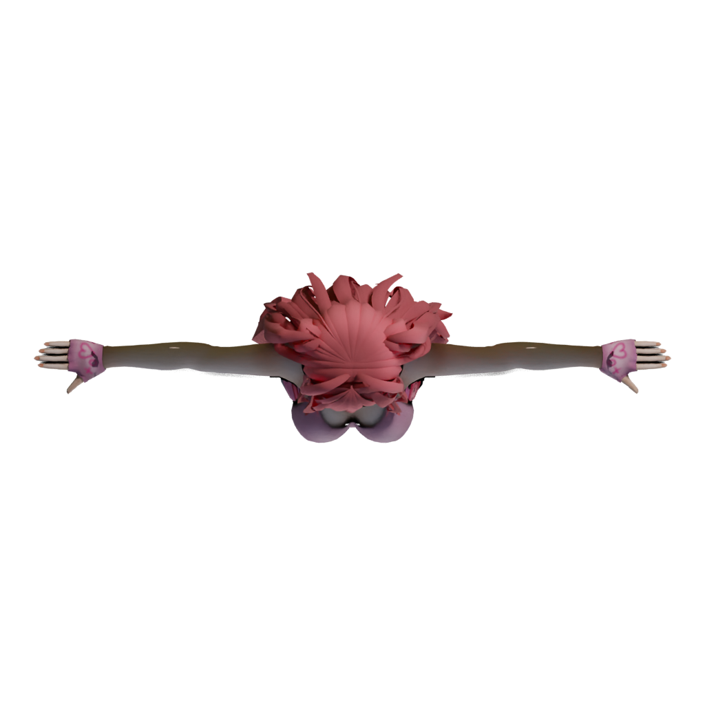 Top view of the Android N21 3D model