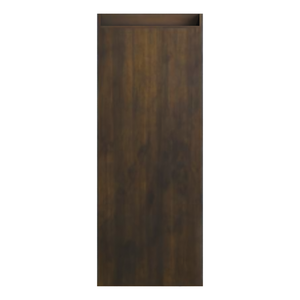 Back view of the Painted Wooden Cabinet 3D model