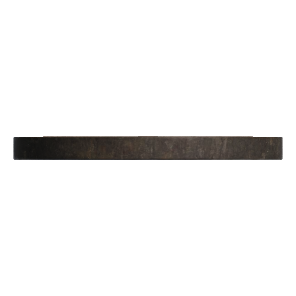 Bottom view of the Dartboard 3D model