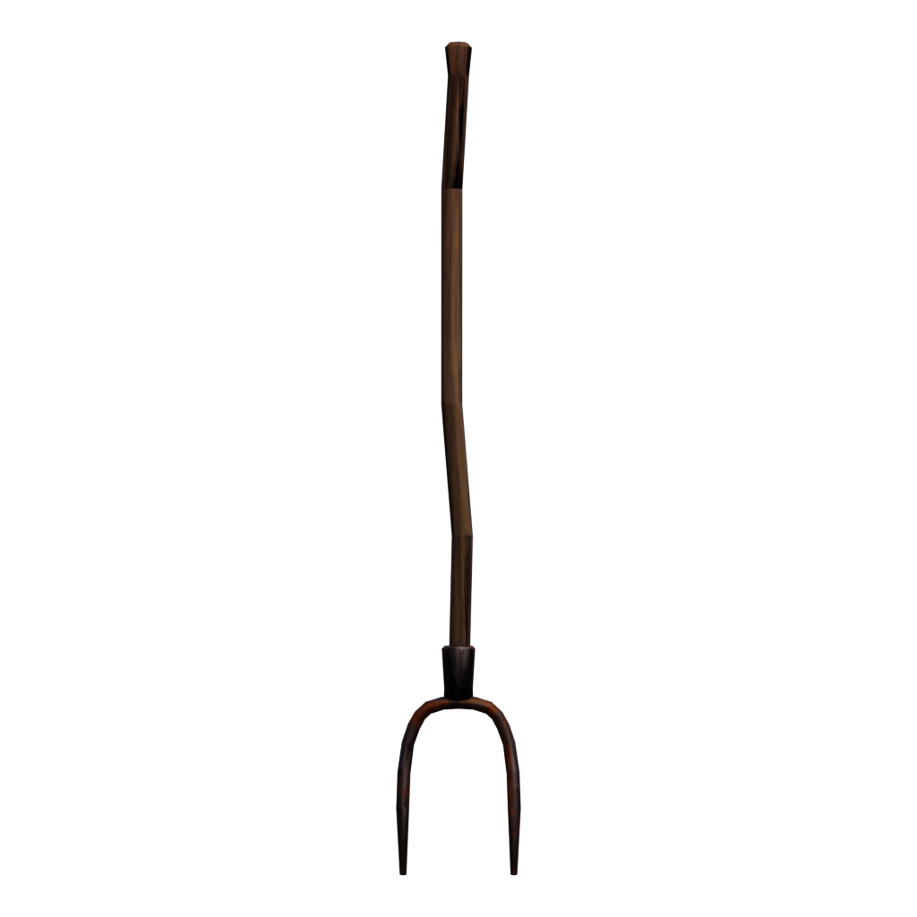 Front view of the Farm Fork 3D model