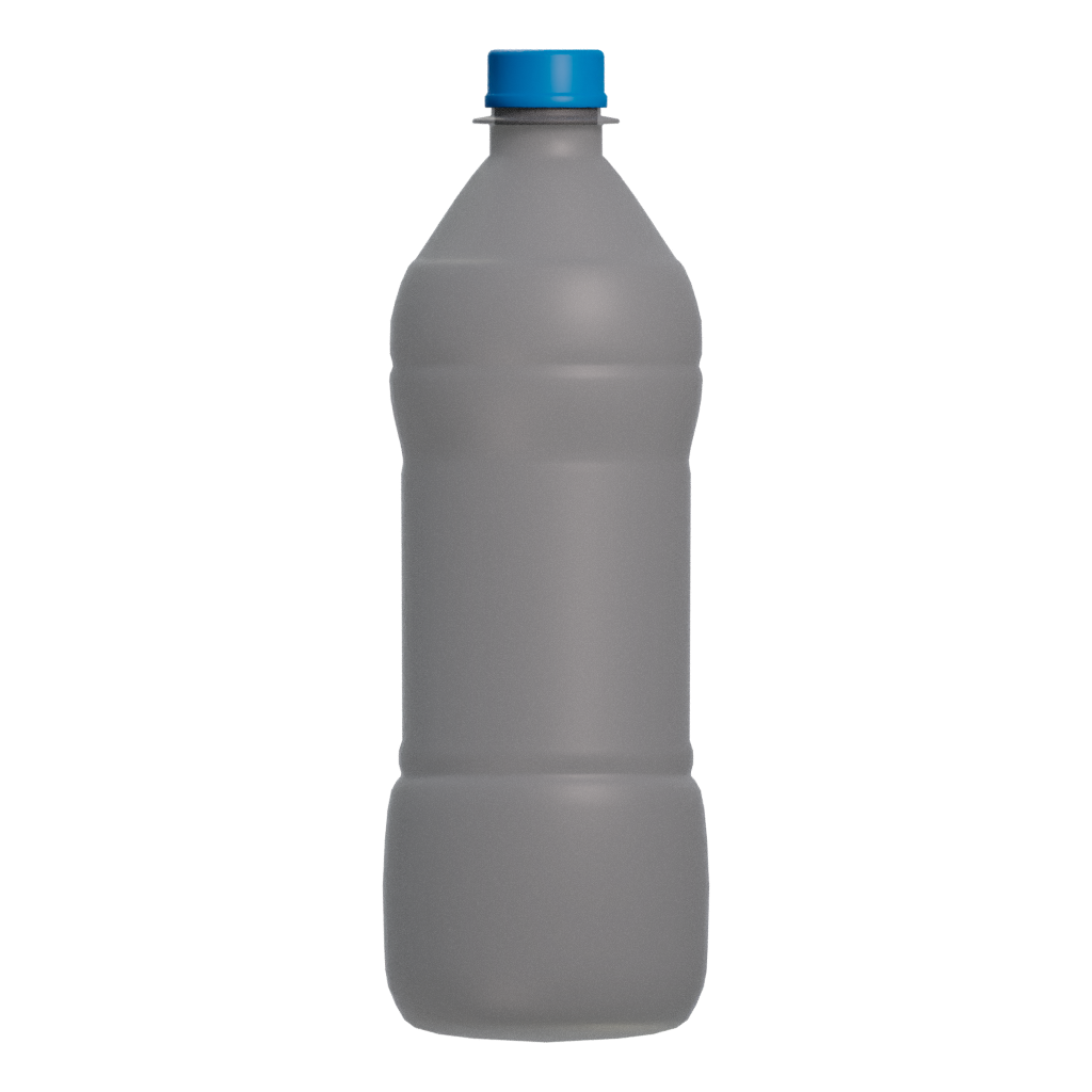 Right view of the Plastic Bottle 3D model