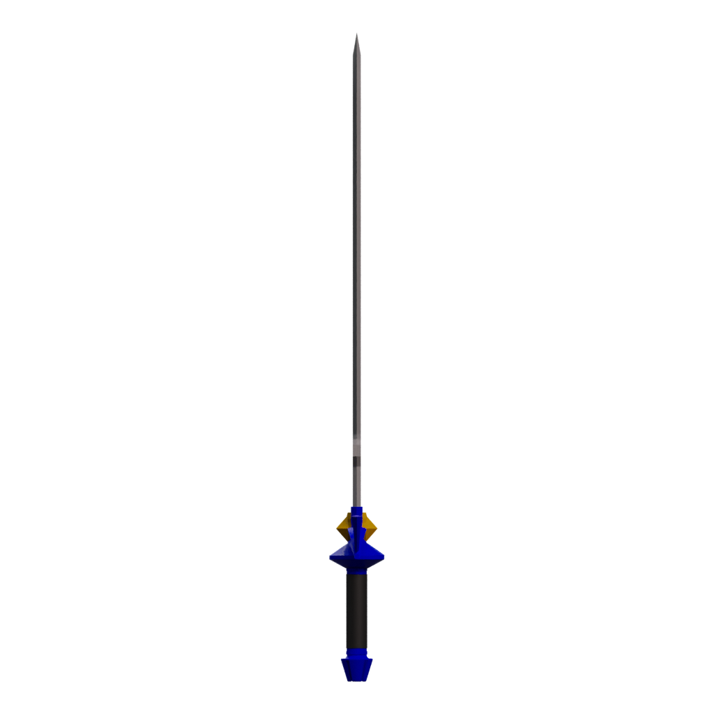 Right view of the Zelda Sword 3D model