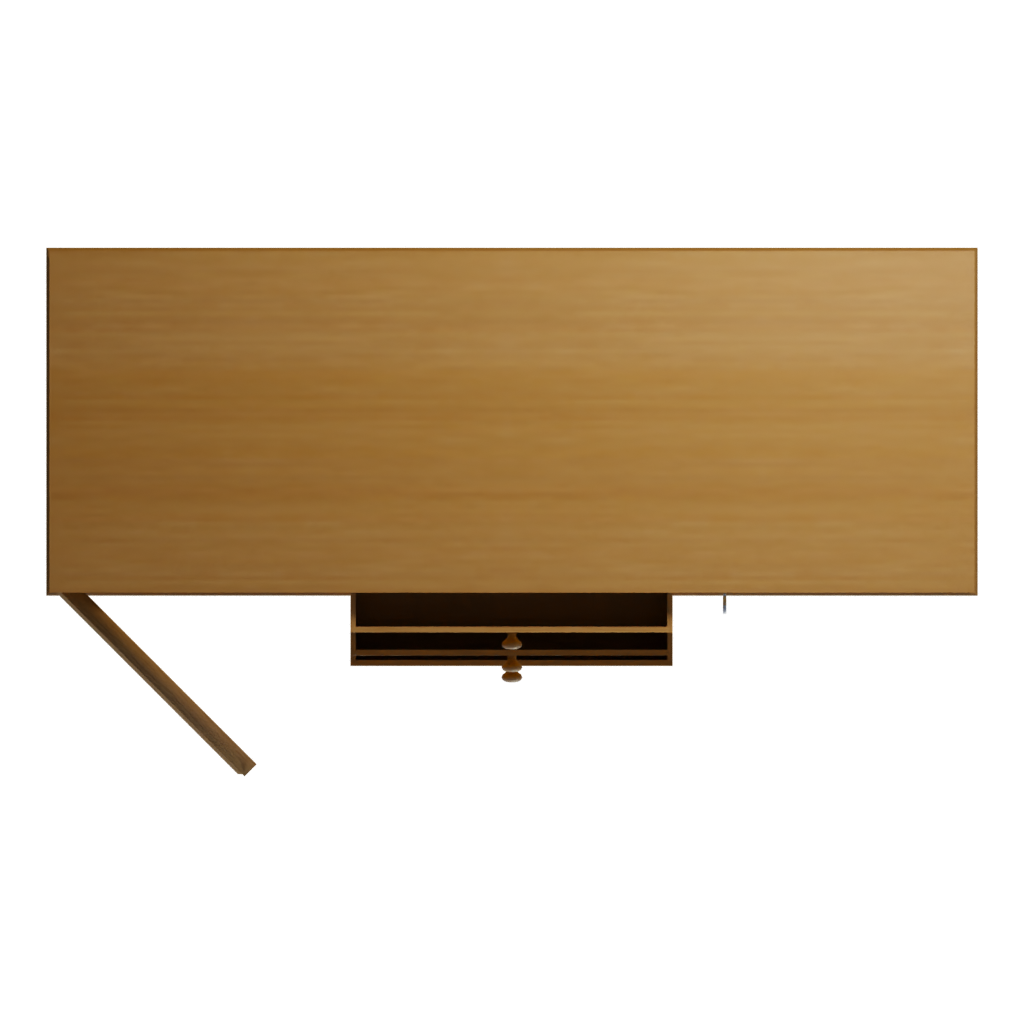 Top view of the Cabinet 3D model