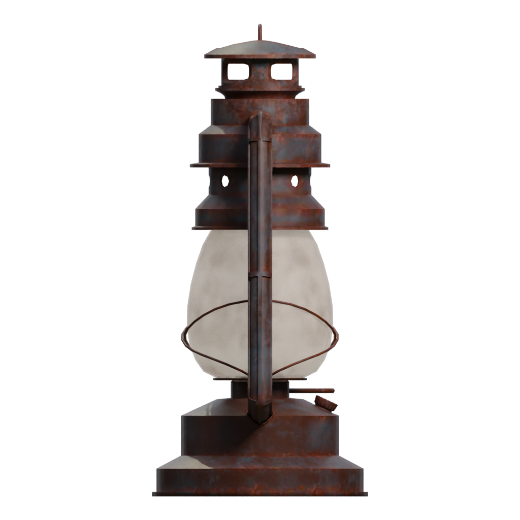 Right view of the Lantern 3D model