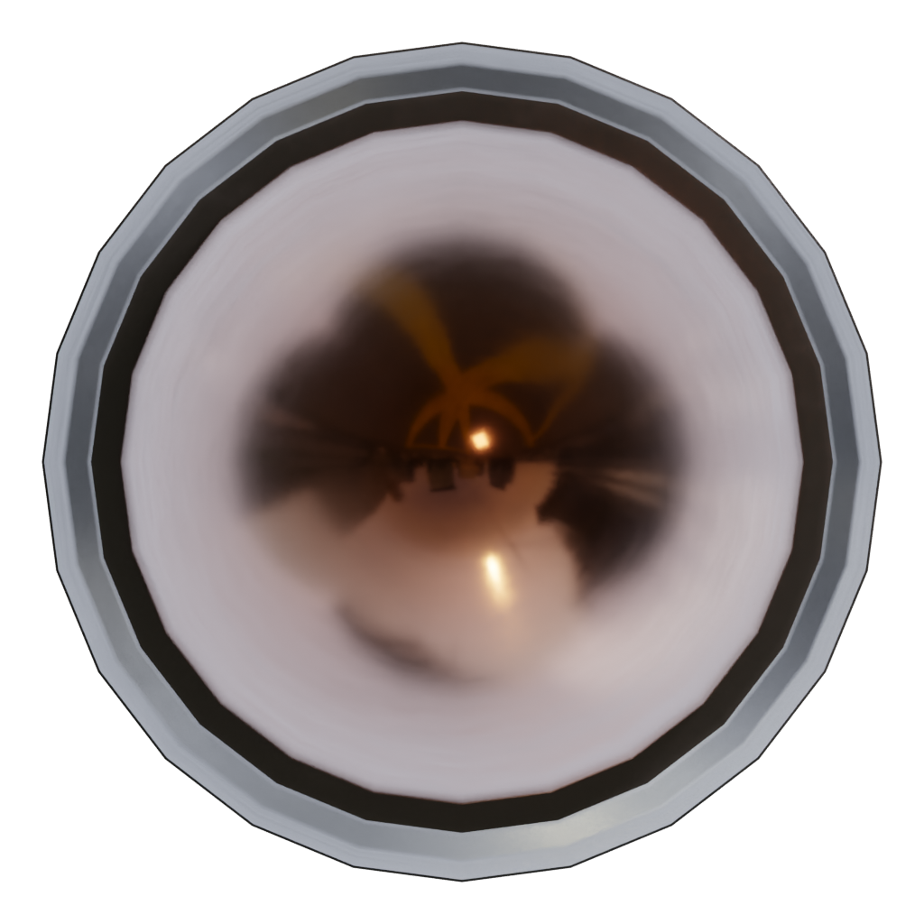 Top view of the Mabullet2 3D model