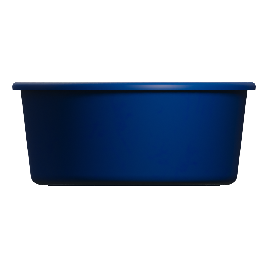 Left view of the Plastic Wash Basin 3D model