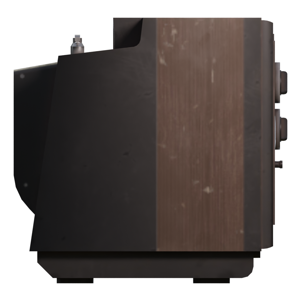 Right view of the Television 3D model