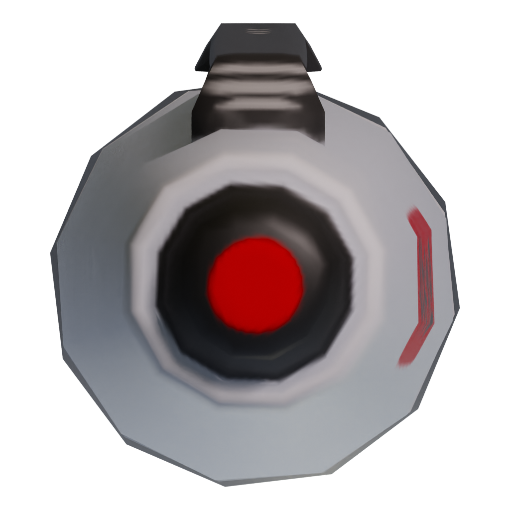 Top view of the Japanese Torpedo Type 93 3D model