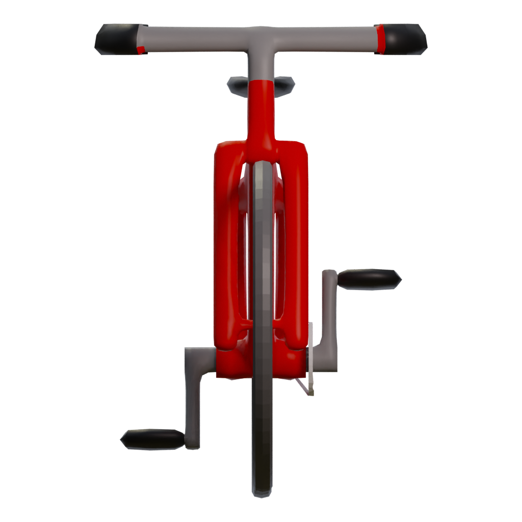 Right view of the Bicycle 3D model