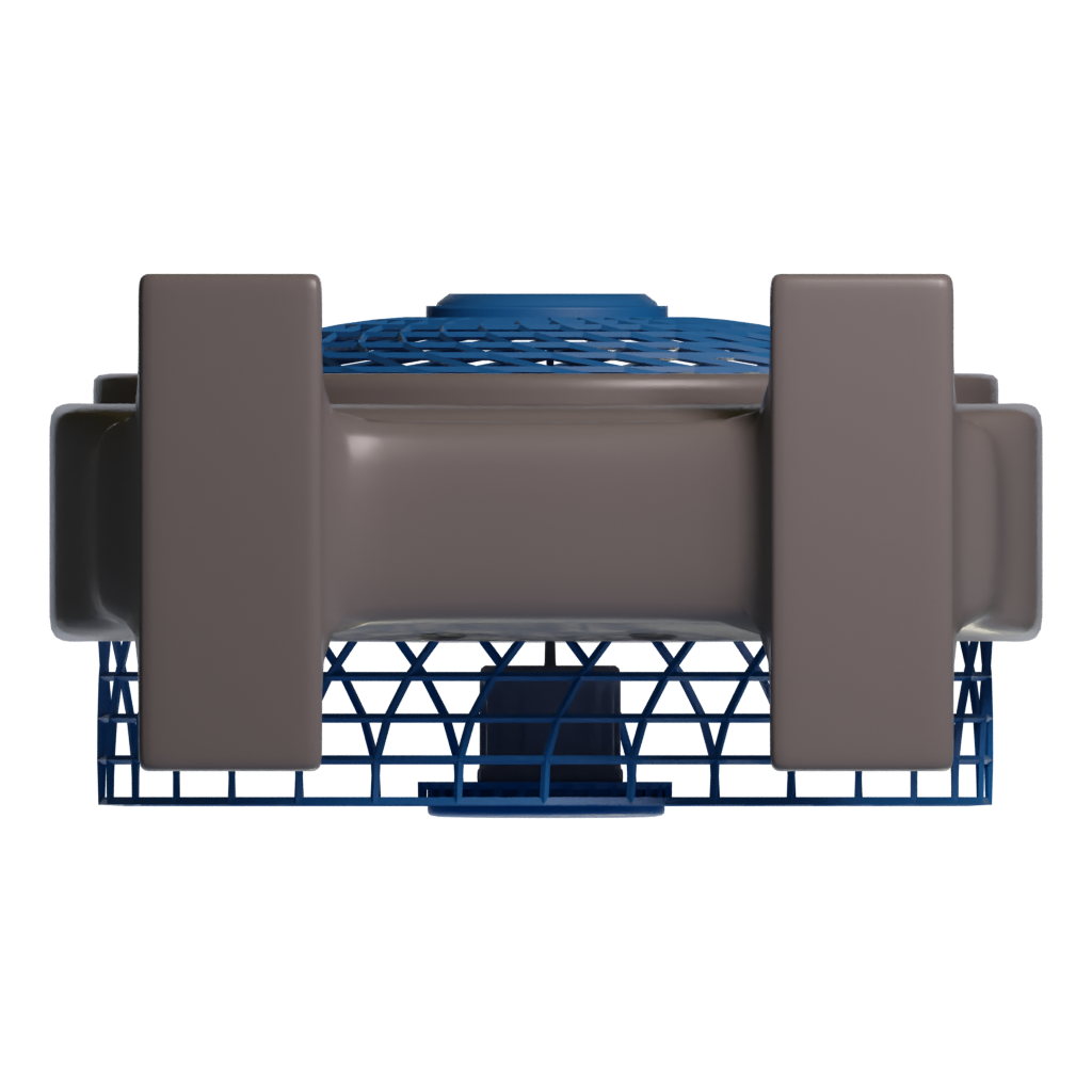 Bottom view of the Table Fan Ventilador De Mesa Ventilator 3D model