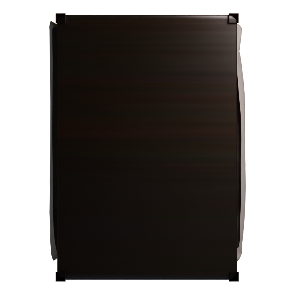 Bottom view of the Gothic Bed 3D model