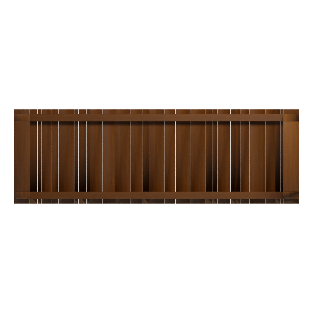 Bottom view of the The Dining Table 3D model