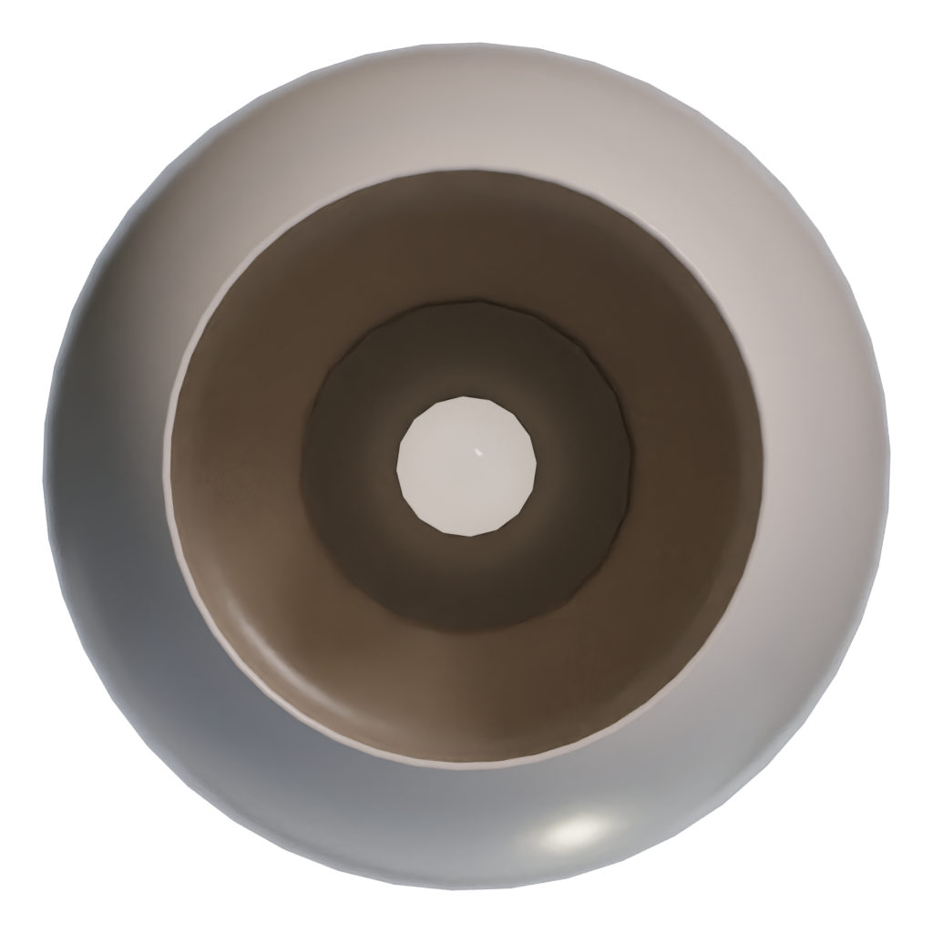 Bottom view of the Modern Ceiling Lamp 3D model