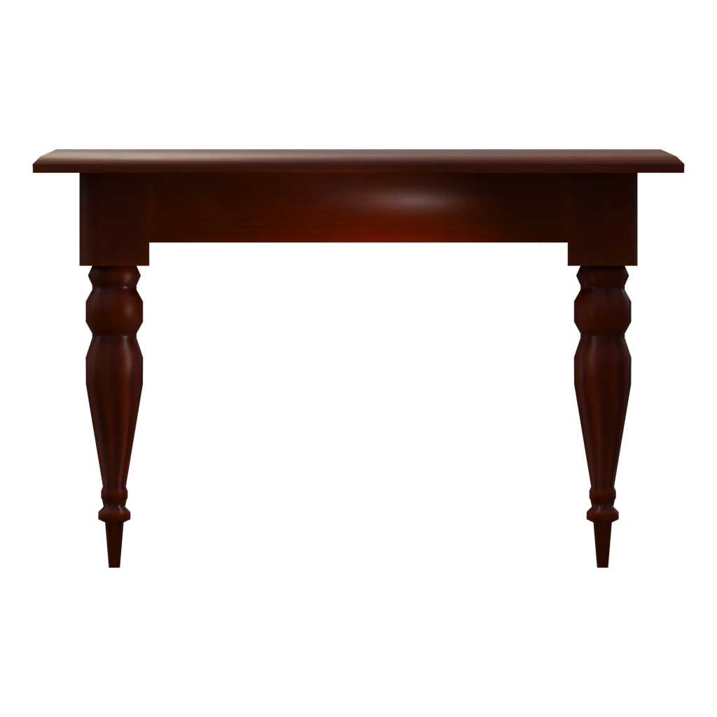 Left view of the Table1Forcafe 3D model