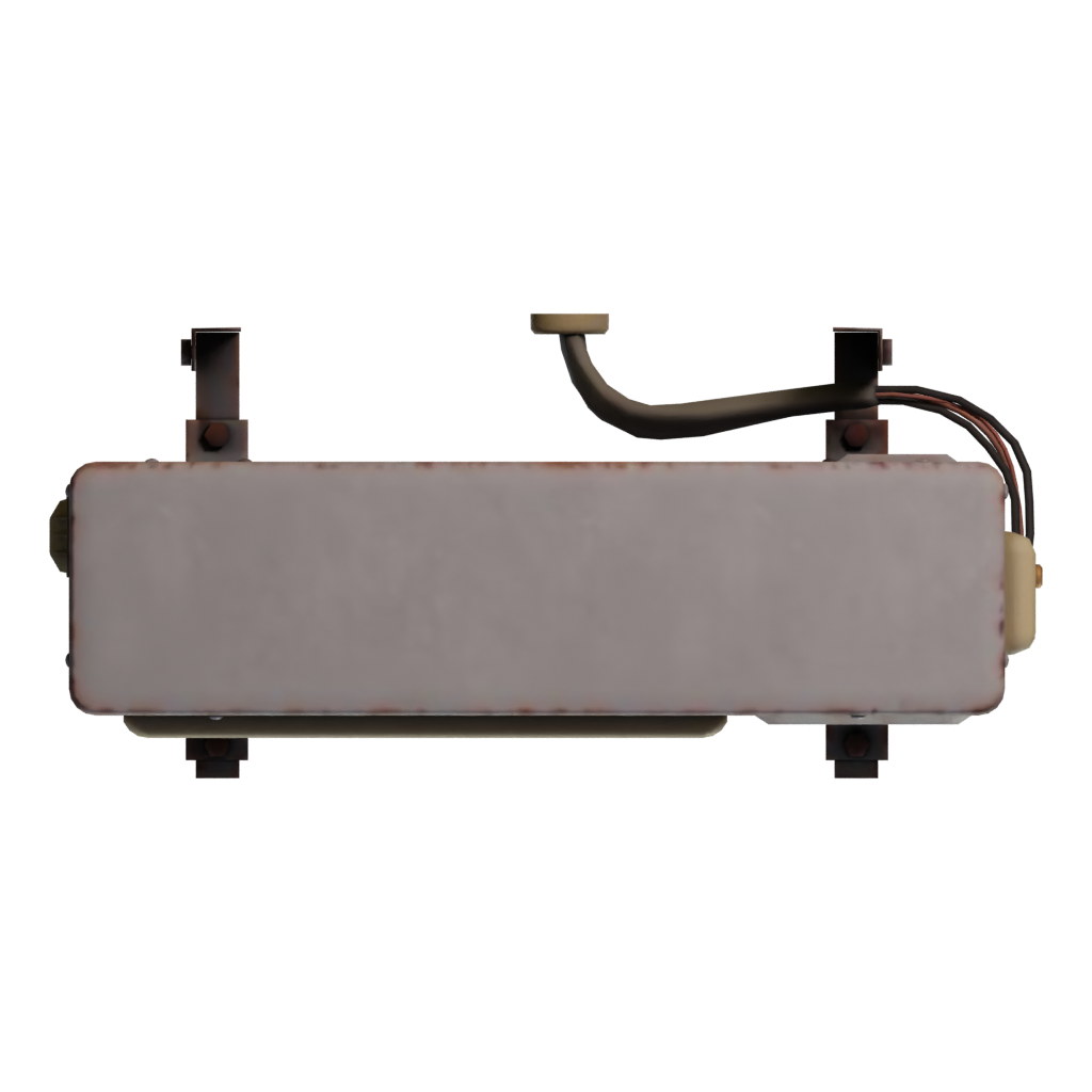 Top view of the Exterior Aircon Unit 3D model