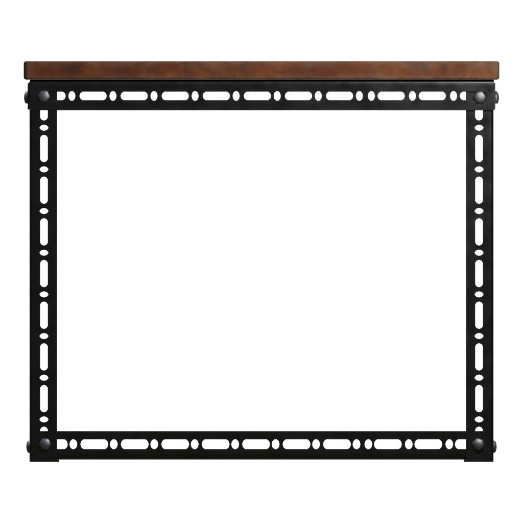 Right view of the Industrial Coffee Table 3D model