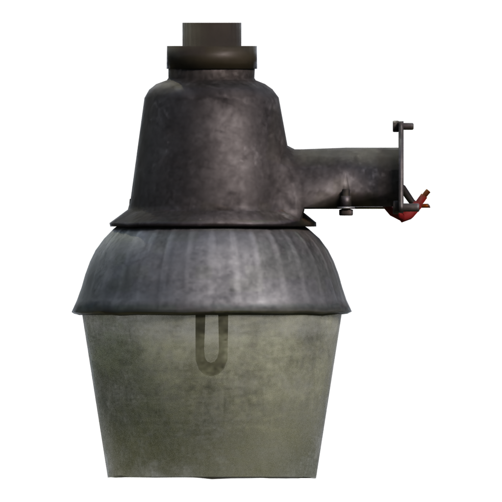 Left view of the Security Light 3D model