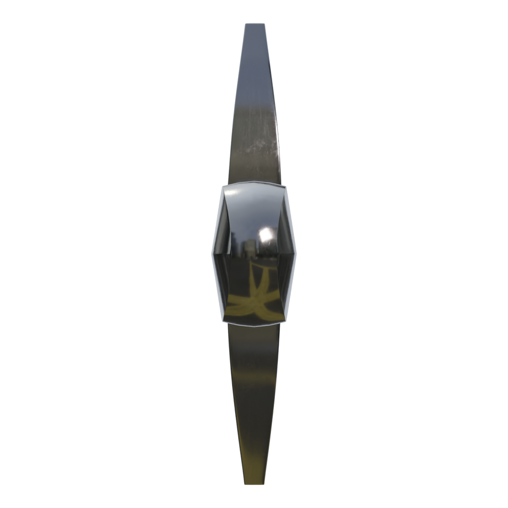 Right view of the Sting Sword 3D model