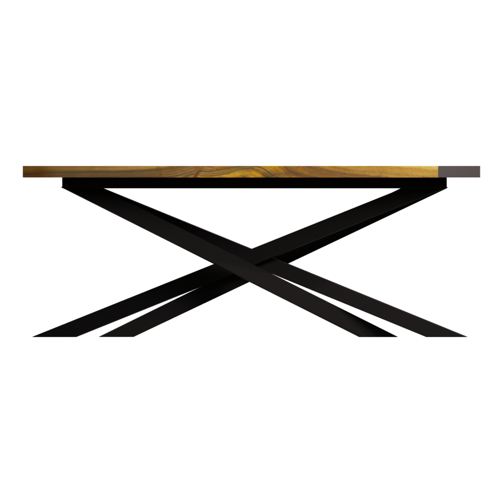 Back view of the Table 3D model
