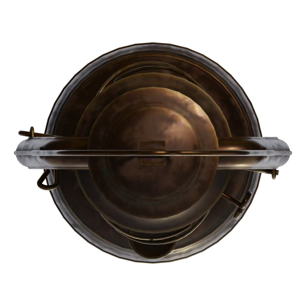 Top view of the Lantern 3D model