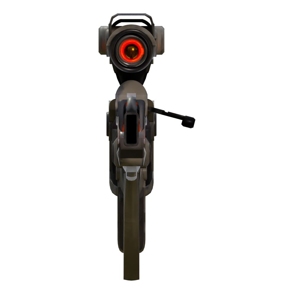 Right view of the Awp Asiimov 3D model