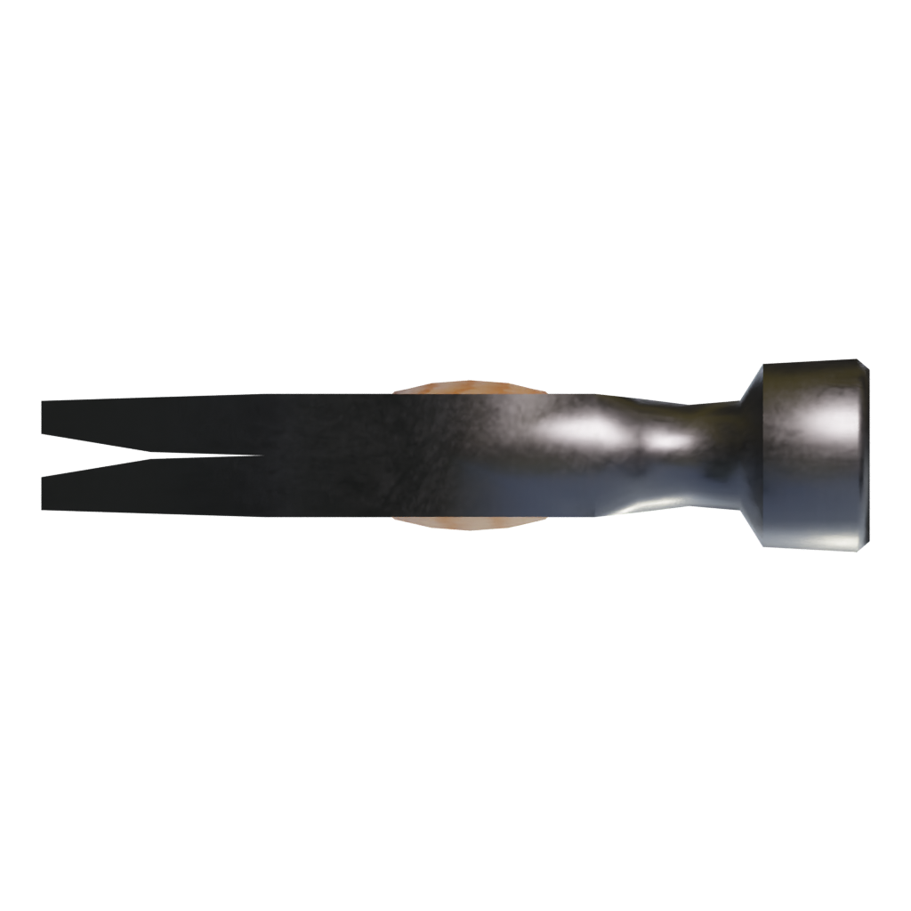 Top view of the Hammer 3D model