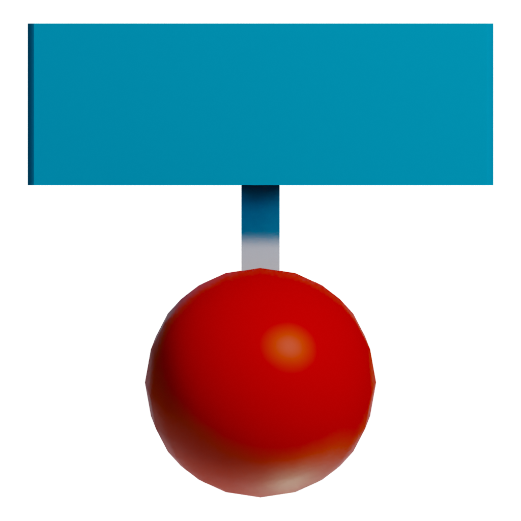 Top view of the Lever 3D model