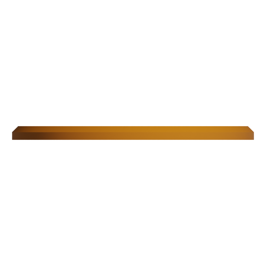 Bottom view of the Clock 3D model