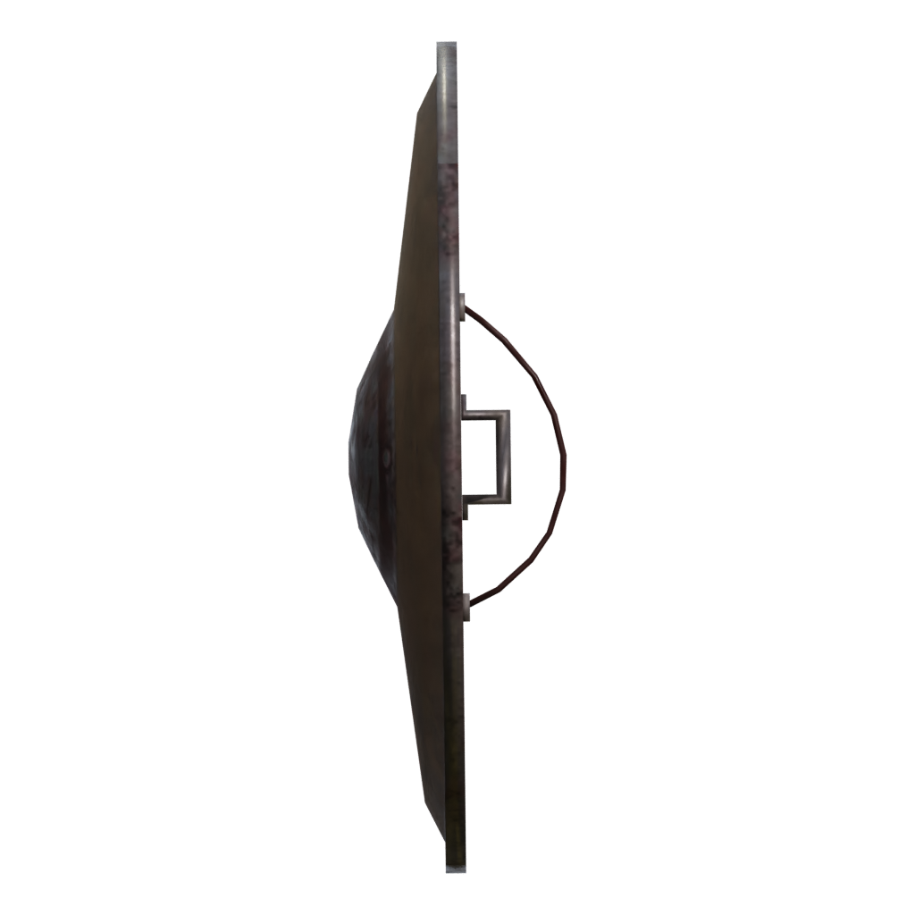 Left view of the Shield 3D model