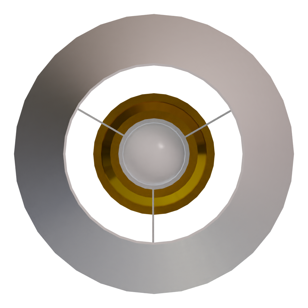 Top view of the Table Lamp 3D model