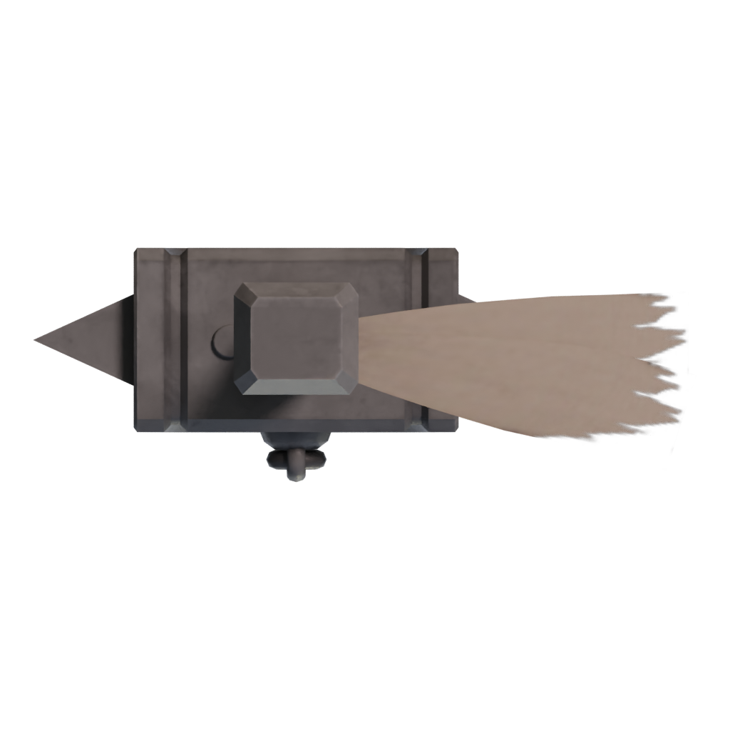 Top view of the Berserk Dragon Slayer Sword Asset 3D model